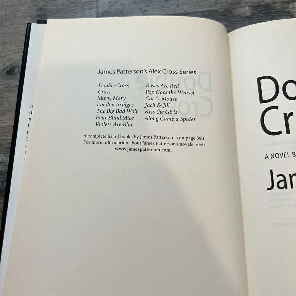 Double Cross by James Patterson Hardback - Picture 3 of 6